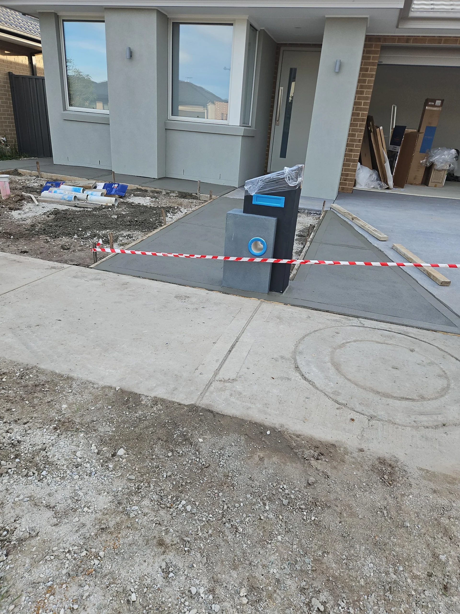 concrete crossover concreting