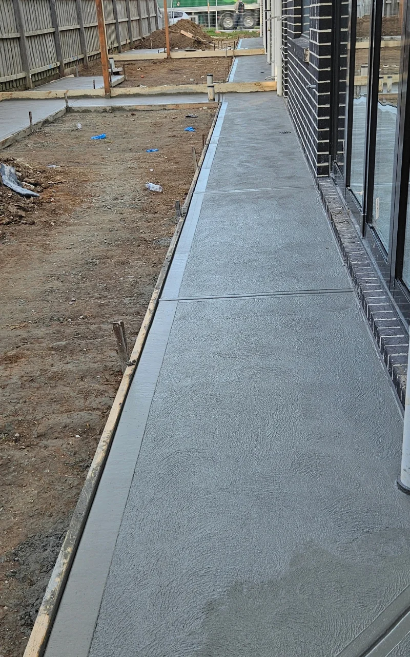Level concrete footpath melbourne