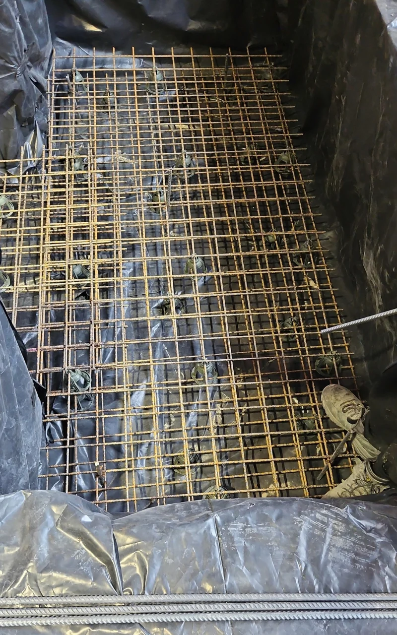 Commercial concrete slab