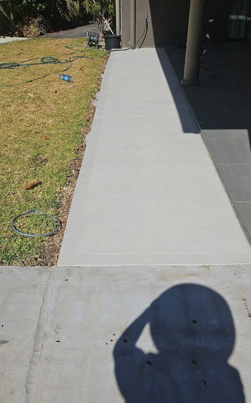 Side walkway concreting, Victoria